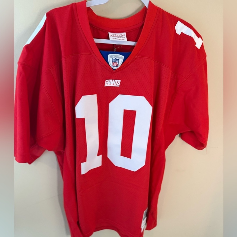 Mitchell & Ness Eli Manning Red New York Giants 2004 Team Legacy size L NWT